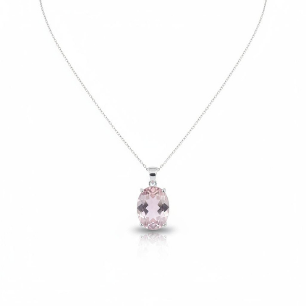 Pembe Kuvars Kolye 3